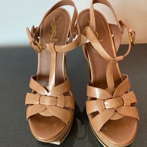 YSL Platform heels
